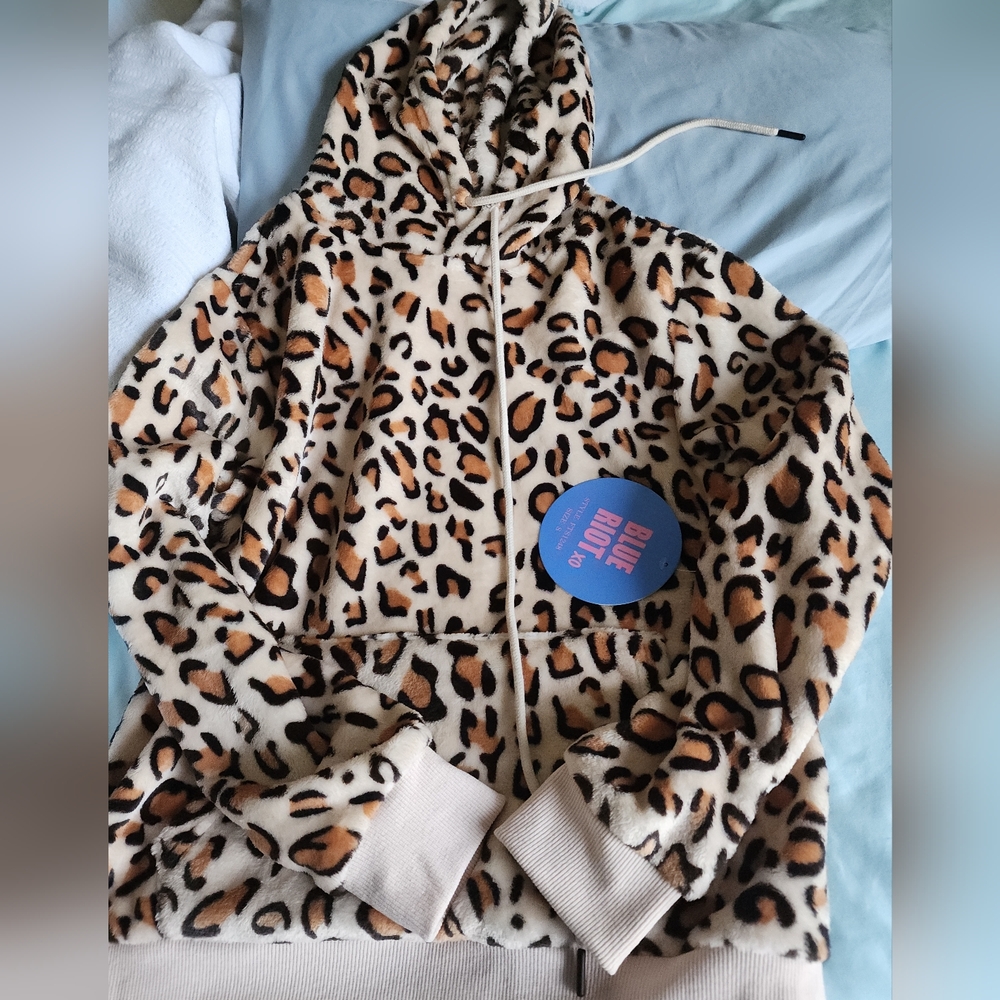 Leopard Print Kids Hoodie